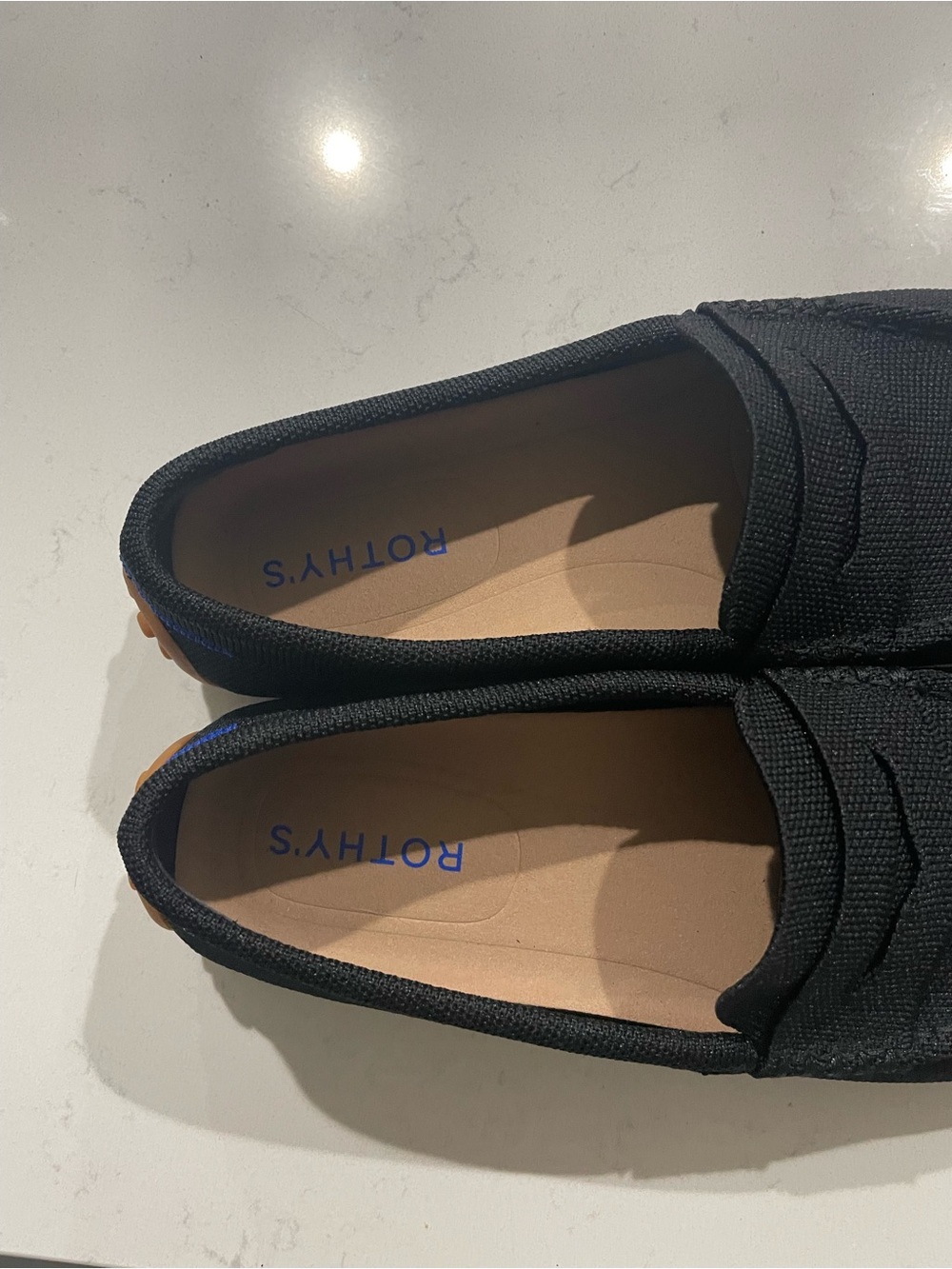 Rothy's Black Knit Penny Loafers - Women's - Picture 2 of 4